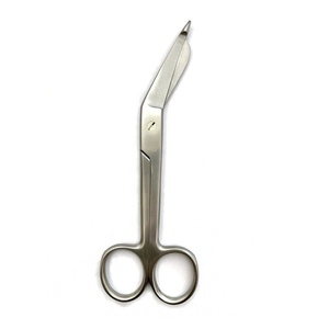 กรรไกรตัดผ้าพันแผลสแตนเลสใบมีดโค้งสำหรับพยาบาลสไตล์ใหม่ - Product Image 5