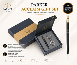 ชุดปากกาโรลเลอร์บอลสเตนเลสสตีลพรีเมียม Parker ดีไซน์ลายนูนทำมือ เหมาะสำหรับของขวัญรับปริญญา ของที่ระลึกส่งเสริมการขาย สำนักงานธุรกิจ - Product Image 3