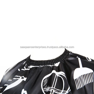 ผ้าคลุมตัดผมกันน้ำ ป้องกันไฟฟ้าสถิตย์ ทำจากโพลีเอสเตอร์ สำหรับร้านทำผม ช่างตัดผม ทำสีผม และอุปกรณ์จัดแต่งทรงผม - Product Image 2