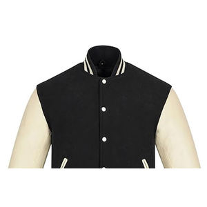 Chaqueta Varsity de Lana para Hombre, de Alta Calidad y a la Moda, con Cuello Alto para Invierno - Disponible a Precio de Mayoreo con Bordado - Product Image 4