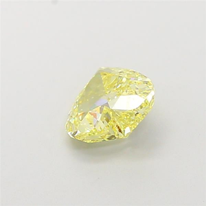 Diamant de laboratoire cultivé, taille cœur, 1,09 carat, VS2, excellente qualité, pierre précieuse élégante, jaune intense fantaisie, diamant non monté. - Product Image 4
