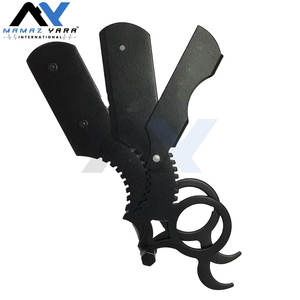 Rasoir à Lame Droite Professionnel avec Poignée à Insertion par le Doigt pour Barbier – Outil de Toilettage pour la Mise en Forme de la Barbe et un Rasage Précis - Product Image 5