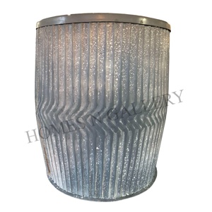 Hot Sale Galvanized Large Round Shape <b>Tin</b> Antique Flower Planters <b>Pots</b> With Handle at Low Prices Made by Indian Manufacturers . - Product Image 6