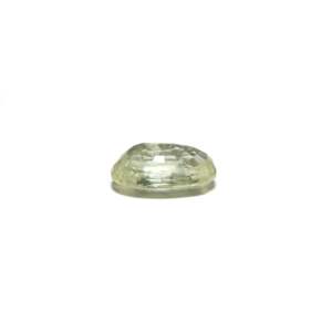 Loose 4.72 Carat Oval Cut Yellow Sapphire Gemstone for Fine Jewelry - Product Image 3