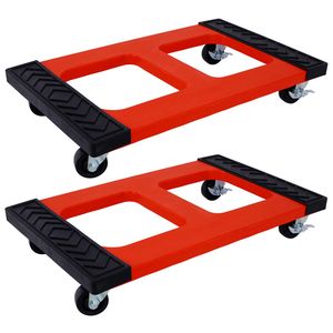 Set di 2 da 1200 libbre Carrello per Trasporto Polimerico e Carrelli per Trasporto - Product Image 1