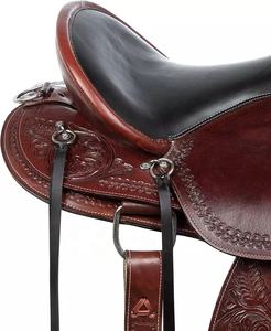 Équipement d'équitation de selle en cuir occidental de type anglais léger sur mesure avec cuirasse de têtière assortie - Product Image 6