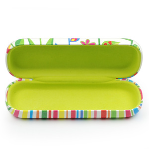 กล่องใส่แว่นตาทรงสี่เหลี่ยมแข็งลายดอกไม้ - Product Image 4