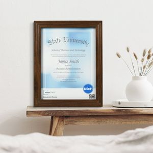 Molded Document Certificate Picture <b>Frame</b> <b>Metal</b> <b>Frame</b> Durable and Stylish - Product Image 1