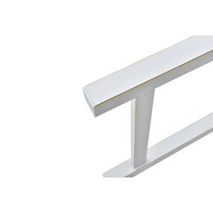 Panca da Esterno per Giardino e Patio con Schienale e Braccioli, Struttura in Ferro e Acciaio, Seduta a Doghe per Parco, Cortile, Portico - Panche da Esterno - Product Image 2