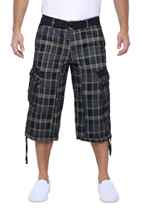 Shorts cargo Wyoming personnalisés de haute qualité, nouveaux, avec ceinture, 100% coton, shorts d'été pour hommes - Product Image 6