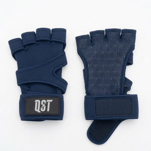 Gants de Cross-Training en Néoprène Synthétique Premium à Demi-Doigts avec Prise Renforcée, Soutien Paume et Poignet, pour Musculation et Logo Personnalisé - Product Image 2