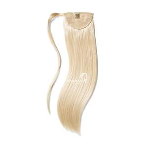 La mejor calidad 100% Vietnam Remy Hair Silky and Smooth Straight Pony Tail para mujeres Cabello humano crudo - Product Image 3