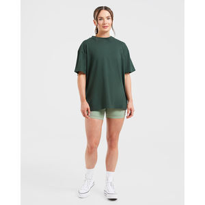 Camiseta Deportiva Extra Grande para Mujer, Color Verde Bosque, de Manga Corta, Suave, Ligera y de Diseño Relajado, para Gimnasio y Entrenamiento - Product Image 5
