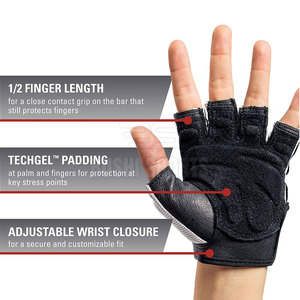 New Arrival Custom Logo Sport Heavy Duty <b>Weight</b> Lifting Fitness Training Weightlifting <b>Gloves</b> - Product Image 4