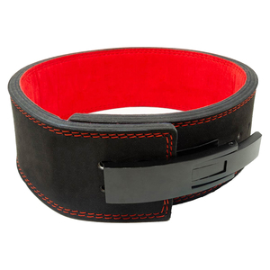 <b>Weight</b> Lifting Squat Lever Leather Cowhide Non-Slip Breathable Waterproof Adjustable Gym Waist <b>Trainer</b> Belts for Powerlifting - Product Image 4