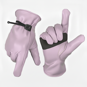 Fabricants directs d'usine, gants de travail en cuir de qualité supérieure, couleurs et designs demandés par les clients, gants de travail en cuir résistants. - Product Image 4