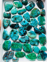Cabochon de chrysocolle de designer, 100% naturel, pierre précieuse en vrac, marque ASHU GEMS, certifié par une tierce partie, haute qualité, sans…