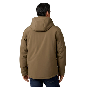 Vestes Softshell en gros, couleur marron, pour sports d'hiver en plein air, vêtements décontractés, vestes Softshell imperméables avec poches zippées - Product Image 2