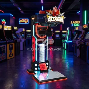 Machine de jeu d'arcade Boxing King en fibre de verre et ABS, 145 kg, 220 V, à monnayeur, prise UE anglaise, durable, pour intérieur - Product Image 4