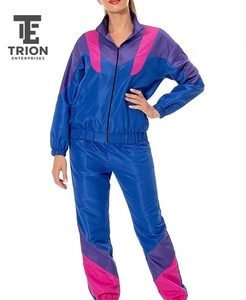 Premium Quality Nylon <b>Tracksuit</b> Set Zip-up Jacket Lightweight <b>Waterproof</b> Breathable Windbreaker Set Training <b>Tracksuit</b> Women - Product Image 3