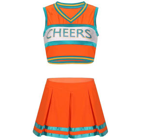 Uniformes de Animadoras de Alta Calidad para Práctica, Uniformes Personalizados Sublimados con Pedrería, Uniformes de Animadoras All Star OEM - Product Image 4