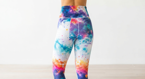 Leggings personnalisés pour hommes en polyester respirant et extensible avec taille élastique, longueur genou, imprimé, 120g, pour l'entraînement - Product Image 4