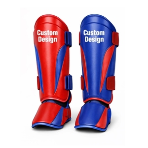 Espinilleras de Cuero de la Mejor Calidad para Muay Thai y Kickboxing, Protectores Duraderos para Espinillas y Empeines, Equipo de Entrenamiento - Product Image 3