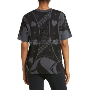 T-shirt classique pour femme, sublimation, léger, respirant, pour l'exercice et le fitness, fabrication de vêtements graphiques personnalisés - Product Image 3