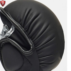 Gants de sparring MMA de haute qualité, sur mesure, en cuir PU, antidérapants, avec sangle de poignet réglable, fermeture auto-agrippante, pour adultes - Product Image 5