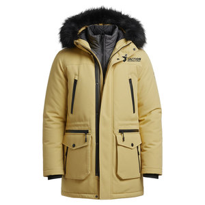 Best Price Polyester Made Men Waterproof Parkas Plain Dyed Online Sale Men Waterproof Parkas - Product Image 1