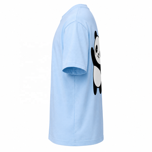 T-shirt personnalisé surdimensionné avec motif panda, unisexe, 100% coton, col rond, streetwear décontracté, tee-shirt imprimé, vente en gros OEM - Product Image 5