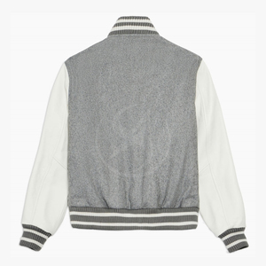 แจ็คเก็ตเลตเตอร์แมนผู้หญิงรุ่นใหม่ปี 2026 ผ้าฝ้ายระบายอากาศดีบุด้วยผ้าขนสัตว์ด้านในแบบเย็บติดกัน - Product Image 2