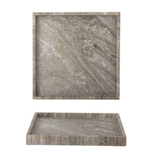 Premium Green Marble Elevated Tray with <b>Legs</b> Natural Stone Platform Serving Tray Luxury Coffee <b>Table</b> Display Stand Decorative - Product Image 3
