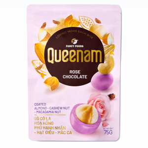 Service Private Label Individual Package HALAL OEM/ODM Dragee Rose Chocolate Coated Almond Cashew <b>Macadamia</b> <b>Nuts</b> 75G Snack Candy - Product Image 1
