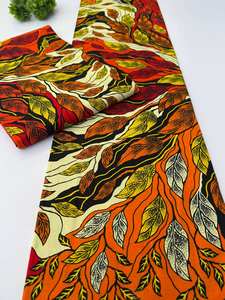 Tissu en Coton Africain Imprimé Wax de Qualité Supérieure 100% Coton en Gros pour Vêtements Traditionnels et Modernes - Product Image 3