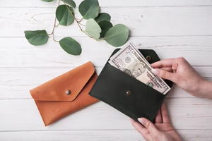 New Design Leather Wallet Portable Long <b>Envelope</b> <b>Money</b> Pouch Clutch Bag Elegant Coin Purse Small Card Holder for Cash Manage - Product Image 1
