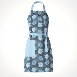 Cotton Cooking <b>Apron</b> with Extra Long Waist Ties, Adjustable <b>Bib</b> <b>Apron</b> for Baking, BBQ & Gardening - Product Image 1