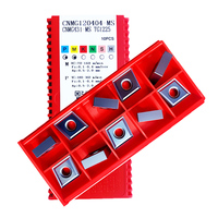 Plaquettes de tournage en carbure IRON ROOT CNMG120404 CNMG120408 CNMG120412, outil indexable pour tournage CNC, pour acier et fonte, 10 pièces