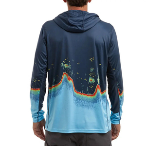 Nouveaux sweats à capuche respirants pour hommes, séchage rapide, pour la pêche, avec logo personnalisé, motif en fibre de bambou - Product Image 4