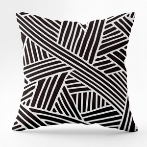 Funda de Cojín Contemporánea a Cuadros Monocromática, Funda de Almohada Geométrica a Cuadros, Textil Decorativo Nórdico para Sofá, Dormitorio y Hogar - Product Image 6