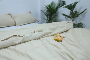 Juego de Funda Nórdica Simple de Color Sólido, Tejido Ecológico, Lavable a Máquina, para Uso Doméstico - Product Image 3