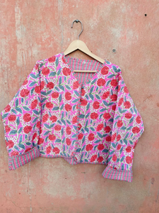 Nouvelle veste pour femme de qualité supérieure, faite à la main, pour l'hiver, le printemps et l'automne, écologique, imprimée numériquement, respirante, à séchage rapide, 100% coton - Product Image 2