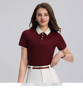 Uniformes d'hôtel, polos à manches courtes pour serveurs et serveuses, broderie de logo personnalisée, uniformes de restaurant pour serveurs - Product Image 1