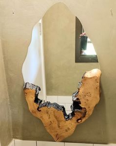 Custom Solid Wood <b>Frame</b> Mirror Personalized Wooden Wall Mirror for Home Decor Hotel Apartment OEM ODM Available - Product Image 4