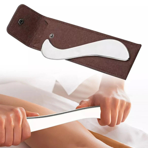 Herramientas GRASTON de Alta Calidad para Fisioterapia y Belleza, Tabla Gua Sha Metálica para Levantar la Nariz, Herramientas IASTM de 1.5*6.9 Pulgadas - Product Image 1