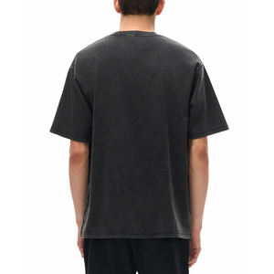 Fabricant de vêtements sur mesure – T-shirts oversize de haute qualité 280g couleur unie, effet délavé vintage, coupe raglan, effet neige - Product Image 3