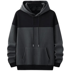 Sudadera con capucha extragrande sin cordón con logo personalizado, sudadera con capucha para hombre sin cordones, sudaderas y sudaderas con capucha de algodón grueso para hombre - Product Image 1