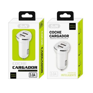 Cargador de Coche S&N 3.0A USB Inteligente para Auto - Product Image 1