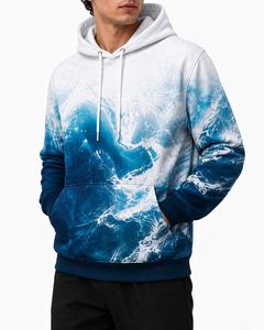 Men's Solid <b>Raglan</b> Sleeve Hooded Sweatshirt Regular Fit Casual Pullover Pocket Sublimation Print Breathable Quick Dry - Product Image 6