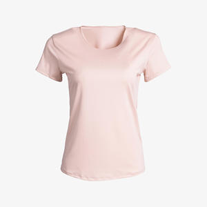 เสื้อยืดโยคะผู้หญิง STELLAR คอวี แขนสั้น ผ้าถักนิตติ้ง 100% ผ้าฝ้าย ใส่สบาย ซับเหงื่อ แห้งไว ดูแลรักษาง่าย ไม่ซีดจาง เหมาะสำหรับฤดูร้อน - Product Image 3
